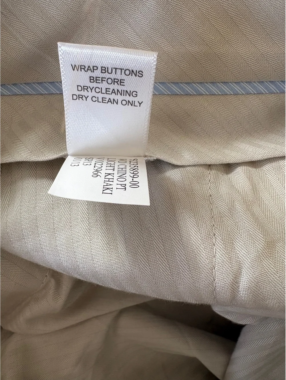 Banana Republic Tailored Slim Fit Khaki Pants 36x32 Cotton Linen Blend